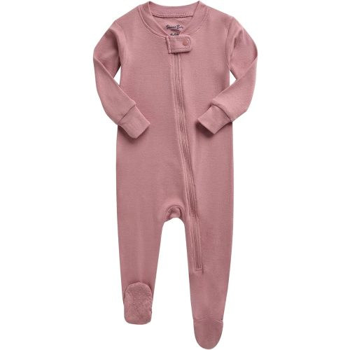 VAENAIT BABY Infant Toddler Boys Girls Footed One-PIece Sleep and Play Halloween Pajamas 1-2 Pieces - 0-3 Months - A04-peachpink