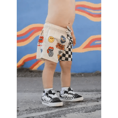 Sticker Slap Boardies | Little Trouble