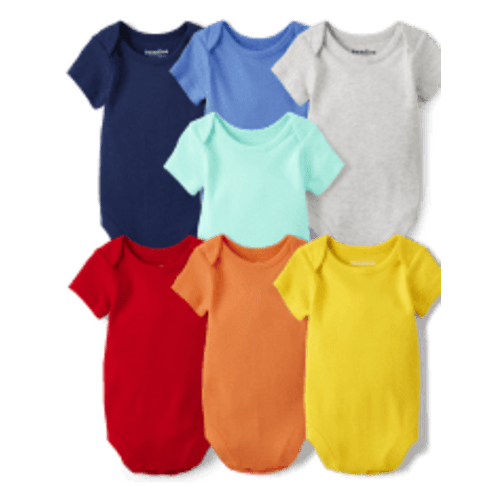 Baby Short Sleeve Bodysuit 5-Pack - MULTI | The Children's Place