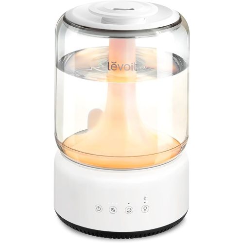 LEVOIT Humidifiers for Bedroom, 4.2L Top Fill for Large Room with 42H Runtime, Dishwasher Safe Design Easy to Clean, 21dB Quiet Cool Mist for Baby, Plants, Night Light, Essential Oil Diffuser, White