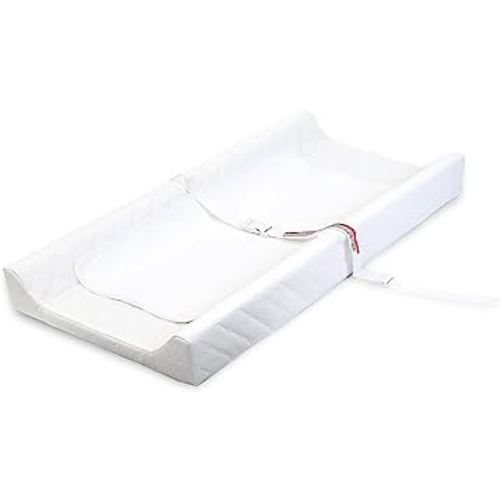 Summer Contoured Changing Pad – Includes Waterproof Changing Liner and Safety Fastening Strap with Quick-Release Buckle