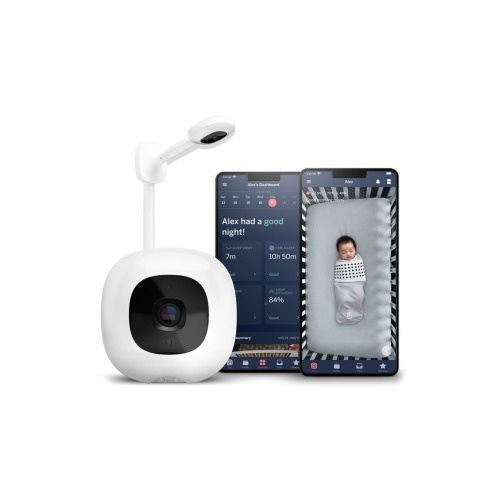 Nanit Pro Smart Baby Monitor & Wall Mount, White