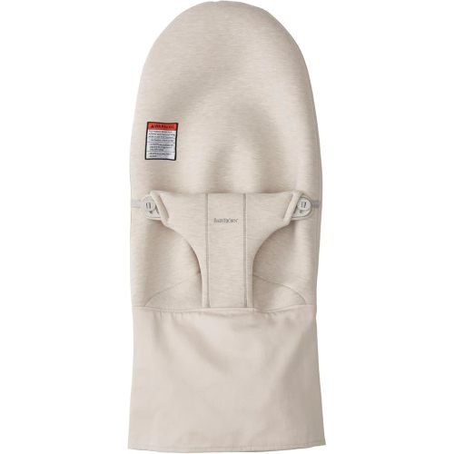 BabyBjörn Fabric Seat Bouncer Bliss, 3D-Jersey, Light Beige