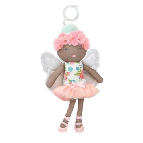 GO by Goldbug Floral Fairy Crib Activity Doll
