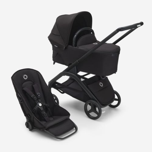 Bugaboo Dragonfly bassinet and seat stroller in Black