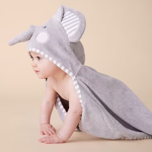 100% Organic Hooded Animal Towel