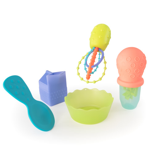 Sassy Bathtime Baker 5 Piece Infant Bath Toy Set