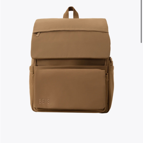 BÉIS 'The Ultimate Diaper Backpack' in Camel - Diaper Bag Backpack in Camel Brown OR in Black