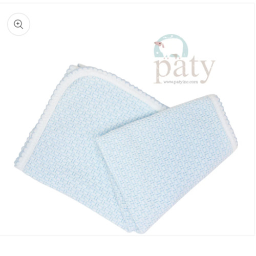 Paty Knit Receiving/Swaddle Blanket