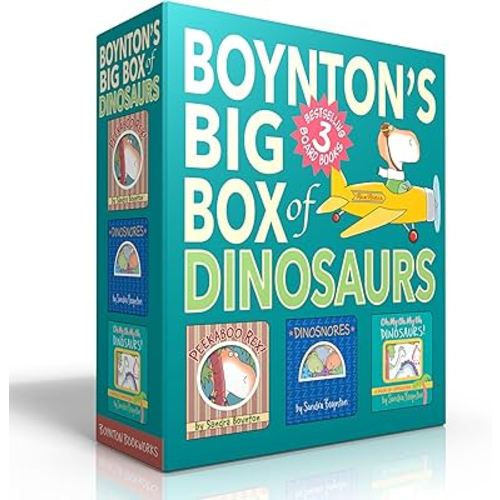 Boynton's Big Box of Dinosaurs (Boxed Set): Peekaboo Rex!; Dinosnores; Oh My Oh My Oh Dinosaurs! (Boynton on Board)