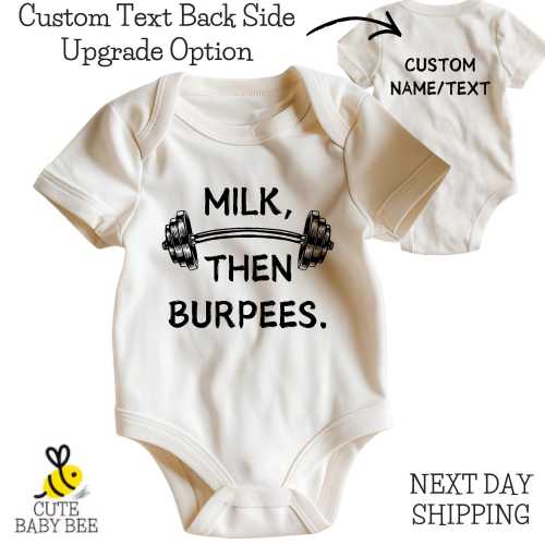 Funny Baby Bodysuit: Crossfit Gym Workout Gift