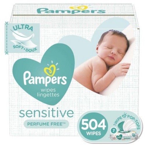 Pampers Sensitive Wipes - 504ct