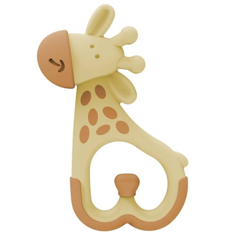 Dr. Brown's Ridgees Giraffe, Massaging Baby Teether, Designed by a Pediatric Dentist, BPA Free, 3m+