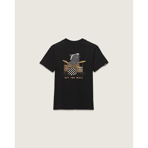 Little Kids Highhat T-Shirt in Black | Vans