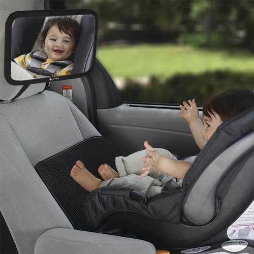 Monbebe Baby Pivot Mirror, Black, Infant