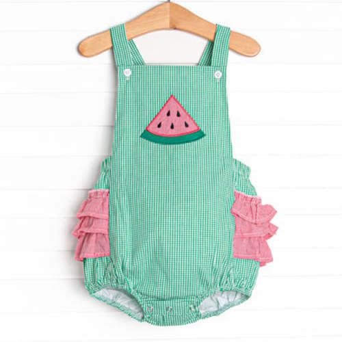 Perfect Slice Applique Ruffle Bubble, Green – Stitchy Fish