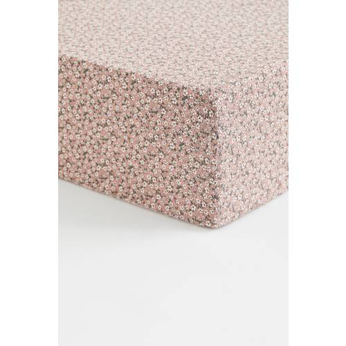 PATTERNED COTTON FITTED SHEET