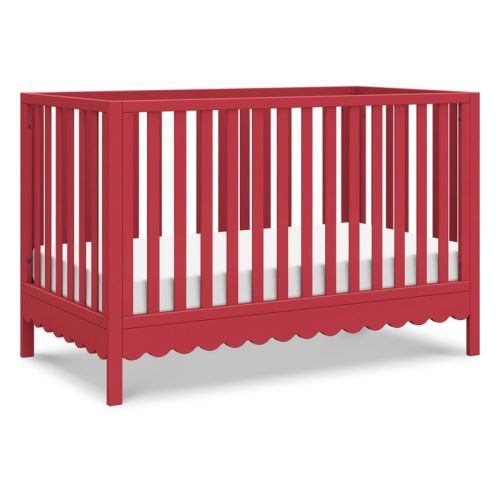 daVinci Sammy Scallop 4-in-1 Convertible Crib - Strawberry Red