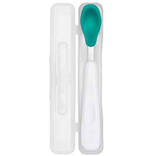 OXO Tot On-The-Go Feeding Spoon with Travel Case, Teal