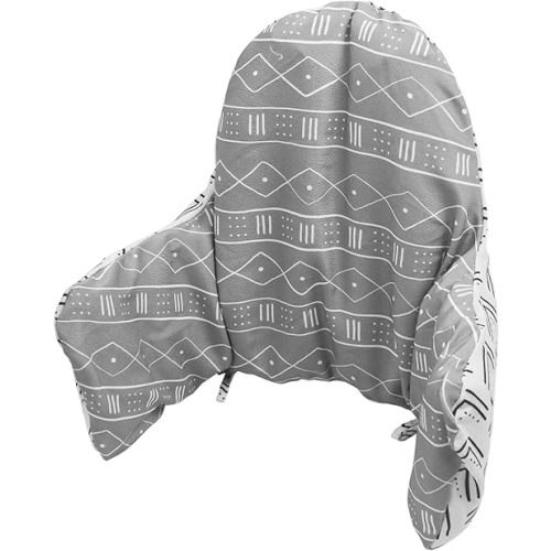 High Chair Cushion, for IKEA High Chair Cushion, Cushion High Chair, for IKEA Highchair Cushion for IKEA Antilop Highchair, Built-in Inflatable Cushion, Baby Sitting More Comfortable (Check Stripe)