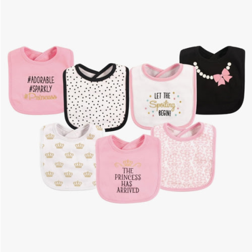 Hudson Baby Unisex BabyCotton Bibs