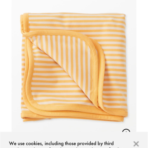 Baby Layette Striped Blanket in HannaSoft™