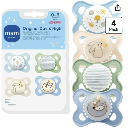 Original Day & Night Baby Pacifier, Newborn