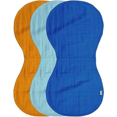 green sprouts Muslin Burp Cloths made from Organic Cotton | 4 absorbent layers protect from sniffles, drips & drools | 100% organic cotton muslin, Super soft & softer with every wash, Machine washable