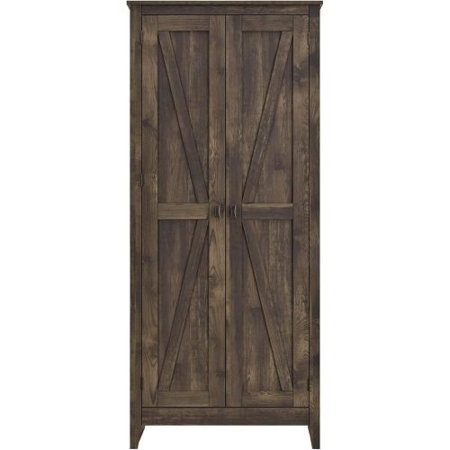 Ameriwood Home Farmington Wide Rustic Cabinet for Living Room, 31.5" Cabinet