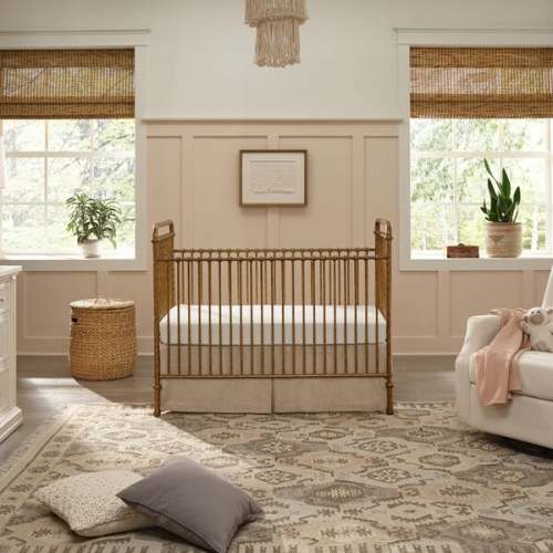 Abigail 3-in-1 Convertible Crib, Vintage Gold - Namesake | Maisonette