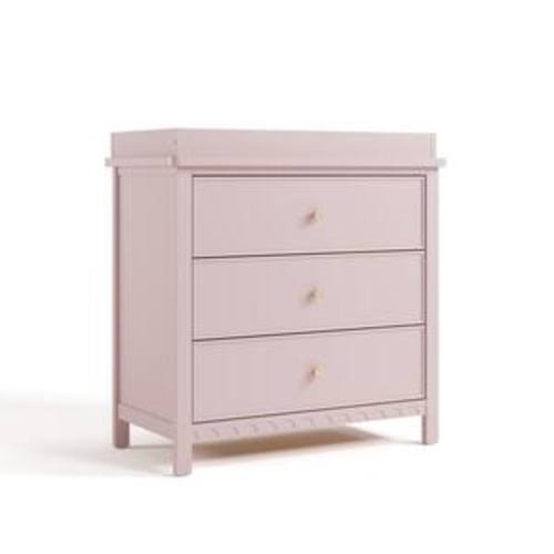 Sasha Sage 3 Drawer 35.47" Dresser with Changing Topper