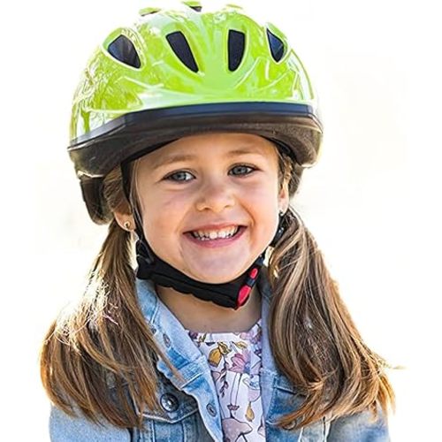 Joovy Noodle Multi-Sport Helmet XS-S, Kids Adjustable Bike Helmet, Greenie