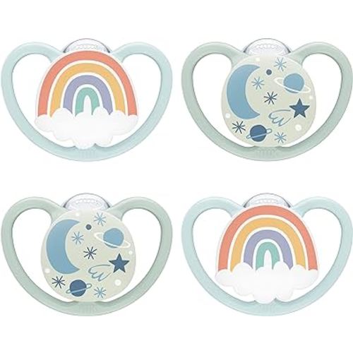 NUK Space™ Glow-in-The-Dark Orthodontic Pacifiers