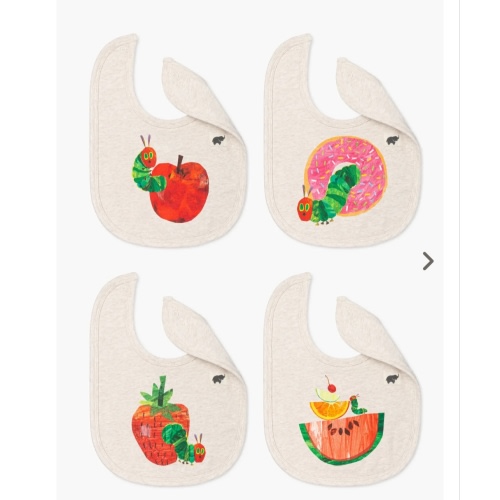 4-Pack Classic Bibs - Organic Baby Clothes - Monica + Andy