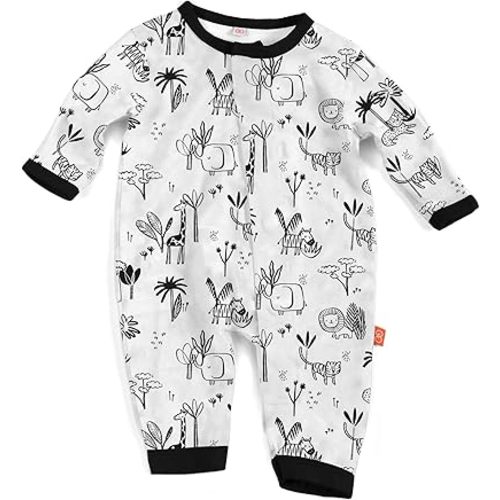 Magnetic Me Easy-Close Modal Coverall Jumpsuit You Had Me at Animal Safari 6-9 Months
