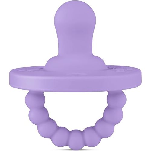Ryan & Rose Cutie PAT Pacifier Teether (Flat, Orchid)