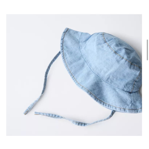 FLOWY DENIM HAT - Light blue | ZARA United States