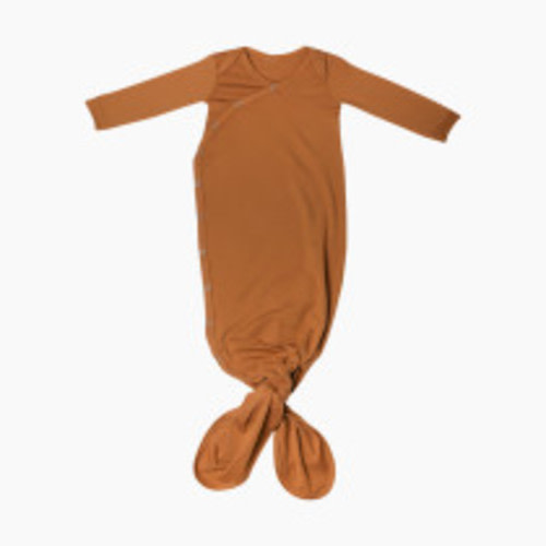 Copper Pearl Knotted Gown - Camel, Newborn