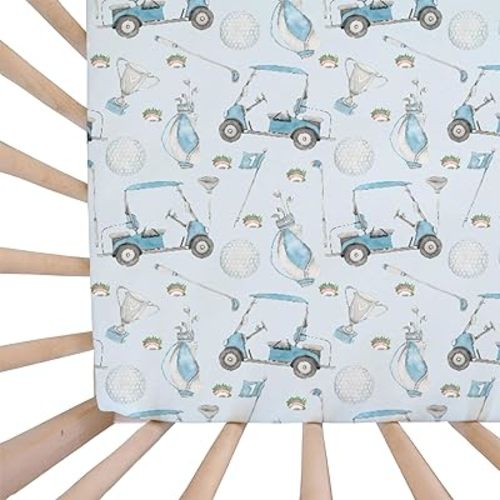 Crib Sheet Cover - Golf