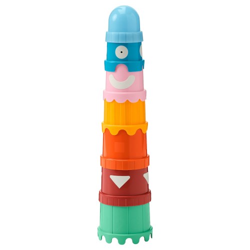 UPPSTÅ Stack &nest cups - multicolor