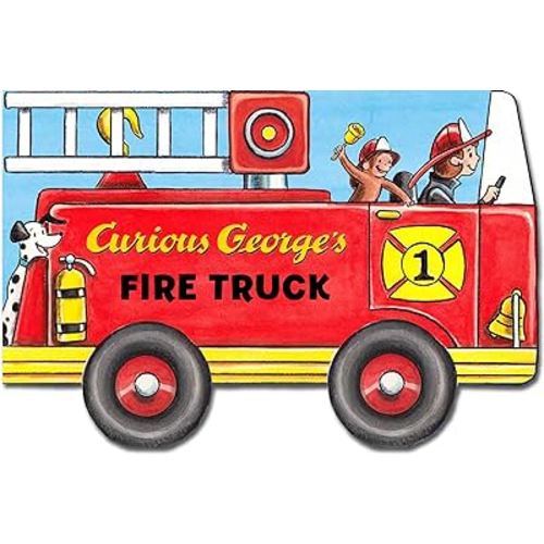 Curious George's Fire Truck (mini movers shaped board books)