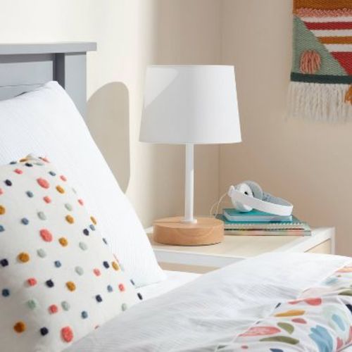 Kids' Table Lamp Pink/Wood - Pillowfort™