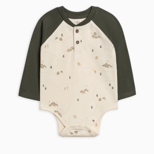 Lucas Raglan Henley Bodysuit