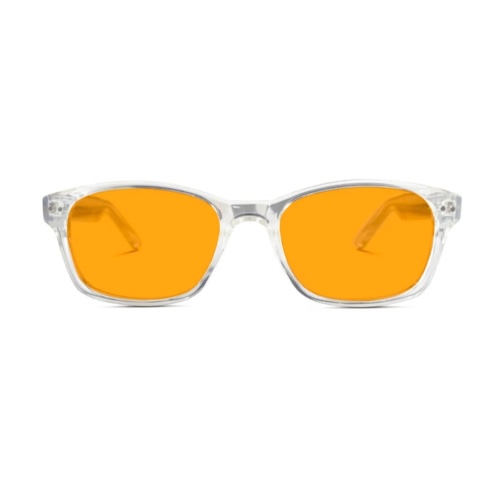 Wayfarer Blue Light Blocking Glasses Crystal | BlockBlueLight