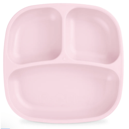 7" Divided Plate | Plastic Divided Dinner Plates | Toddler Plates – Re-Play