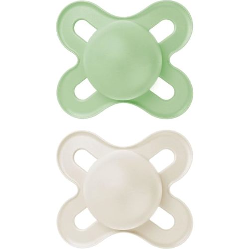 MAM Original Start Matte Newborn Baby Pacifier, Best Pacifier for Breastfed Babies, Sterilizer Case, Unisex, 0-3 Months (Pack of 2)