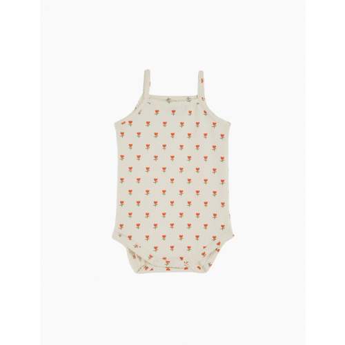 Petite Tulip Onesie in Creme