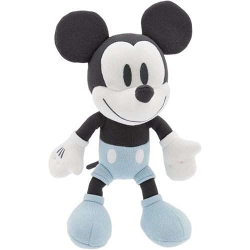 Disney Store Official My First Plush for Baby (Mickey Mouse)- Stuffed Animals for Babies with Pastel Colors, Ribbed Knit, Embroidered Features, Super Soft and Huggable Cute Plushies for All Ages