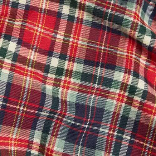 Button Tab John John, Middleburg Plaid - Little English | Maisonette