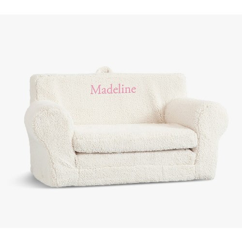 Anywhere Flipout Sofa Lounger Cream Sherpa Slipcover Only